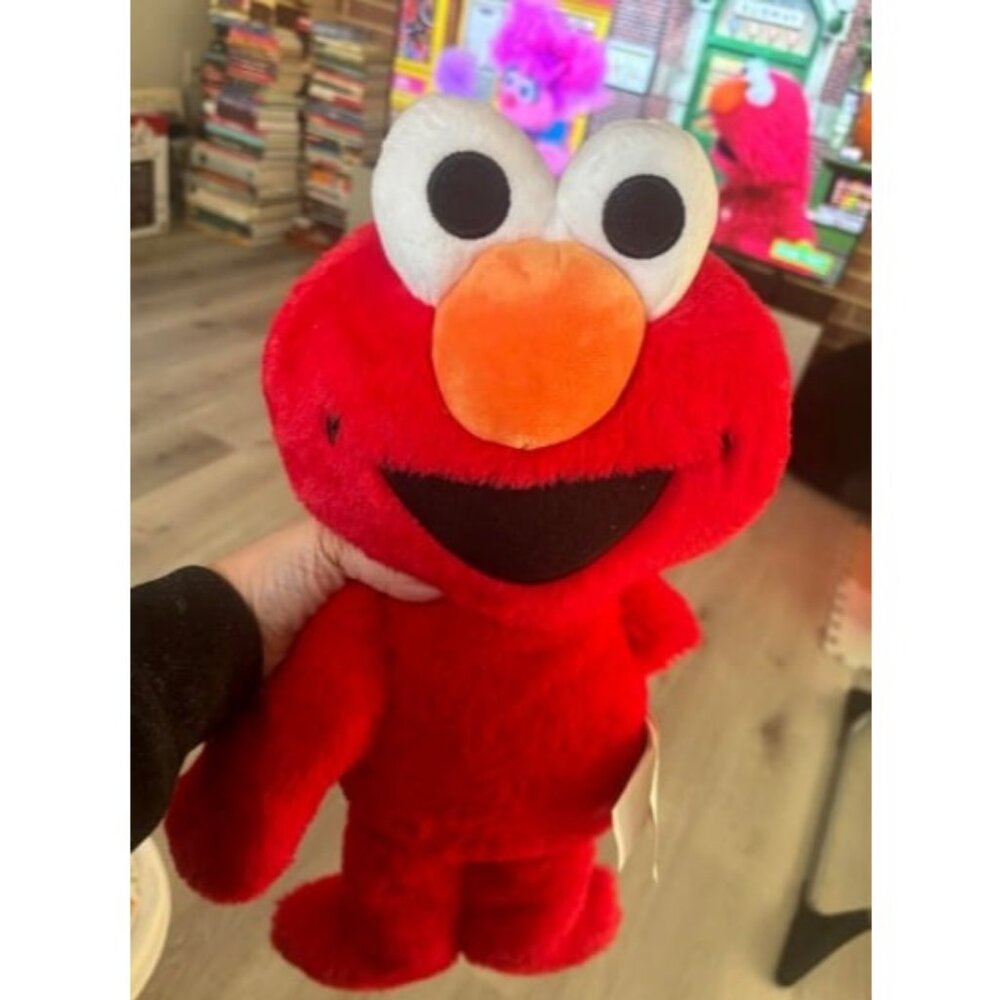 Sesame Street Plush Stuffed Red Elmo Pillow Buddy Super Soft Microfiber